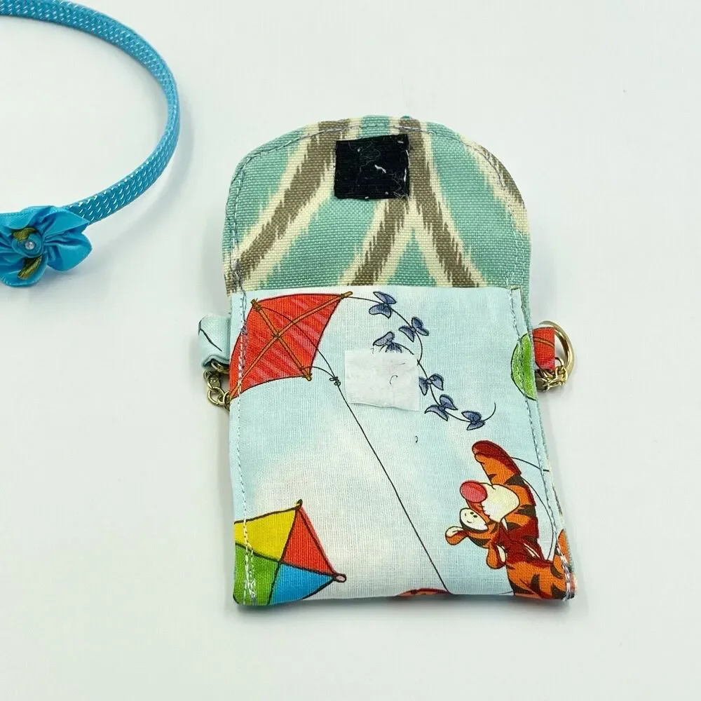 Girls Accessories Blue Purse Bag & Headband Set With Bow Winnie The Pooh